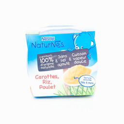 NATURNES Arroz, Zanahorias y Pollo 2x200g