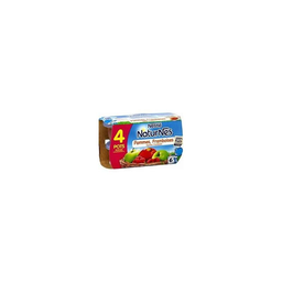 NATURNES Puré de frutas Manzana Frambuesa 4 x 130 g