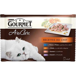 GOURMET Poisson/Dinde/Canard 4x85