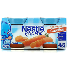 NESTLE Ptit Carotte 2x80 g