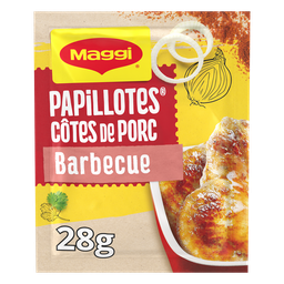 Maggi Papillotes Côtes De Porc Barbecue Sans Colorant Artificiel 28G