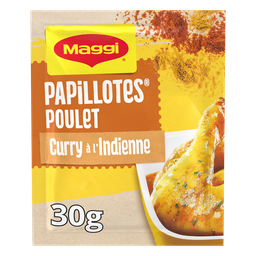 Maggi Papillotes Poulet Curry À L'Indienne 30G