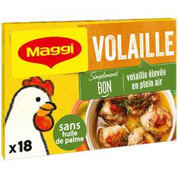 Maggi Bouillon Kub De Volaille 18 Tablettes 180G