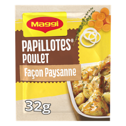 Maggi Papillotes Poulet Façon Paysanne 32G