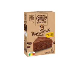 NESTLE DESSERT Préparation pour moelleux au chocolat 10 parts 344 g