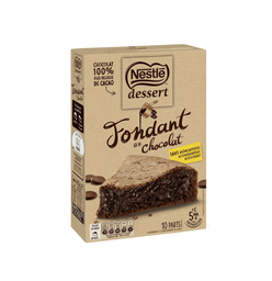 NESTLE Préparation pour fondant au chocolat 10 parts 317g