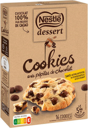 NESTLE DESSERT Préparation pour cookies aux pépites de chocolat 16 cookies 351 g