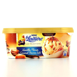 LA LAITIERE Helado Vainilla Nuez Pecan 850 ml