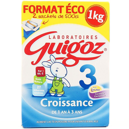 GUIGOZ Leite de Crescimento 3 2 x 500 g