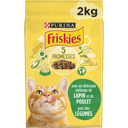 PURINA Croquettes pour chat au lapin/poulet/légumes 2 kg