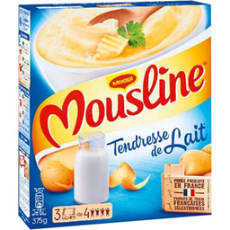 MOUSLINE Puré de batata com leite inteiro 3x125g
