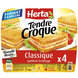 HERTA tendre croque 400g
