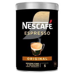 NESCAFE Espresso Original, Café Soluble 100% pur Arabica, 95g