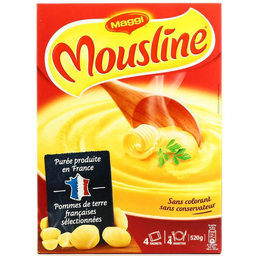 MOUSLINE Puré de batata em flocos 4 saquetas de 130 g