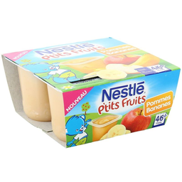 NESTLE Ptit Fruit Apple Banana 4 x 100 g