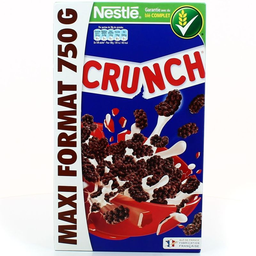 NESTLE céréales au chocolat crunch: la boîte de 750g
