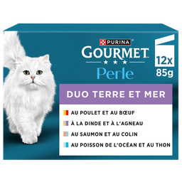 GOURMET Pâtée Pour Chat Adulte En Sauce Terre Mer Duo