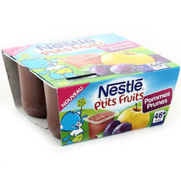 NESTLE Pti Frt Apple Plum 4 x 100 g