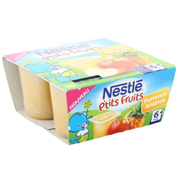 NESTLE Pti Frt Apple/Pineapple 4 x 100 g