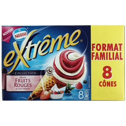 NESTLE s/extrem cone frt rouge X8 528g