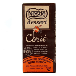 NESTLE tablette chocolat dessert corse 200g