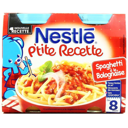 NESTLE P'tite Recette Spaghetti Bolognaise 2 x 200 g