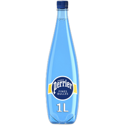 PERRIER Eau minérale naturelle gazeuse fines bulles 1l