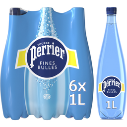 PERRIER Eau Minérale Naturelle Gazeuse Fines Bulles Pauvre en Sodium