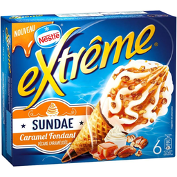 EXTREME Glaces Sundae caramel fondant 396 g