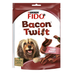 FIDO Friandises pour Chien Adulte Bacon Twist