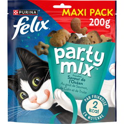 FELIX Purina Friandises pour chat saveur de l'océan saumon colin truite Party Mix 200 g