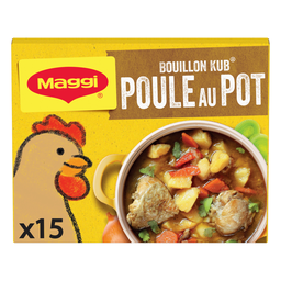 MAGGI Bouillon de poule au fabriqué en France 15 tablettes 150 g