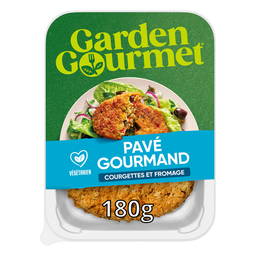 GARDEN GOURMET Végétal Pavé Gourmand Courgettes Fromage 2 pièces 180g
