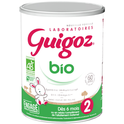Guigoz Lait 2Ème Âge En Poudre Bio Dès 6 Mois 800G