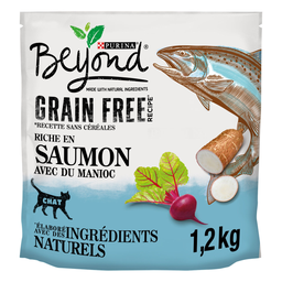 PURINA Croquettes pour chat au Saumon BEYOND 1,2 kg