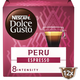 NESCAFE Capsules Dolce Gusto Espresso Pérou Bio 12 capsules 84 g