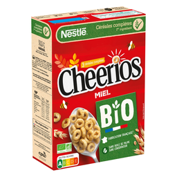 CHEERIOS Céréales bio au miel 375g