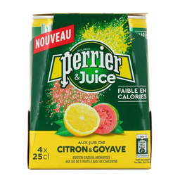 PERRIER perrier&juice cit Goyav.4X25cl