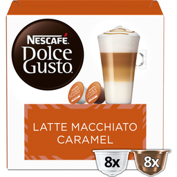 NESCAFE Capsules de Latte Macchiato caramel compatibles Dolce Gusto 145,6 g