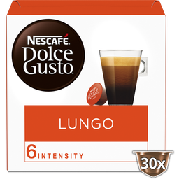 NESCAFE Capsules Lungo Intensité 6 Compatible Dolce Gusto la boîte de 30 capsules