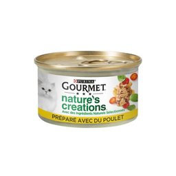 GOURMET mini bouchées: poulet garniture epinards-tomates 85g