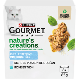 GOURMET Boîte de pâtée de la mer pour chat 8x85g