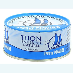 P'TIT NAVIRE Thon Naturel Égoutté 185 g