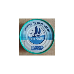 P'TIT NAVIRE Thon Listao au naturel 112 g