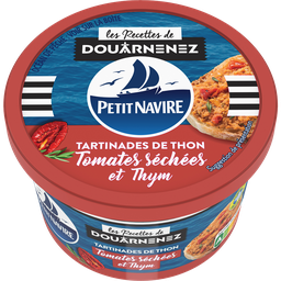 PETIT NAVIRE Tartinades de thon tomates séchées & thym 125 g