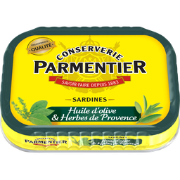 PARMENTIER Sardinas en aceite de oliva y hierbas de Provenza 135 g