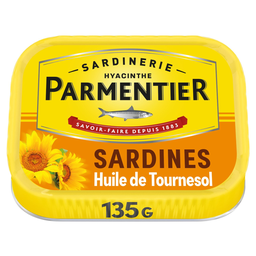 PARMENTIER Sardinas en aceite de girasol 135 g