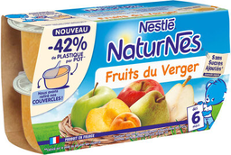 NATURNES P'tits Desserts Frutas del Huerto 4 x 130 g