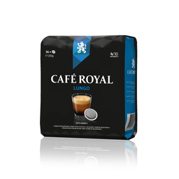 CAFE ROYAL Coffee Pods Compatible with SENSEO Lungo/Mild, box of 36 pods