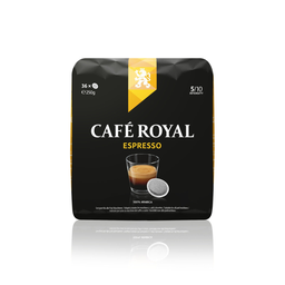 CAFE ROYAL Coffee Pods SENSEO Compatible Espresso/Classic, box of 36 pods
